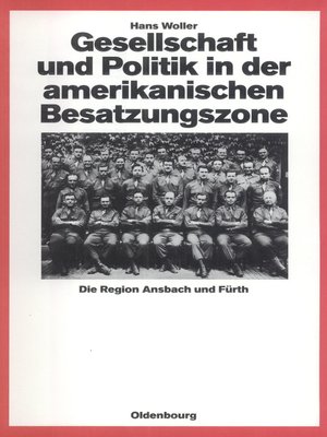 cover image of Gesellschaft und Politik in der amerikanischen Besatzungszone
